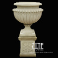 Fine Workmanship stone flowerpot garden urn and plinth